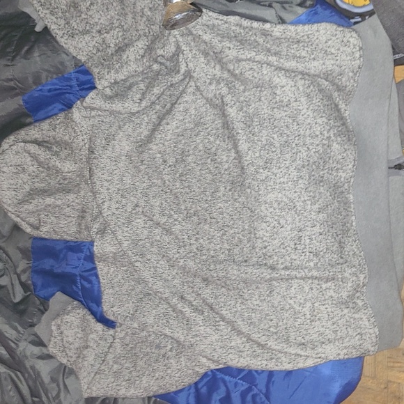 Express Grey Wool (Hat) Hoody Full-Zip XL - Picture 2 of 3